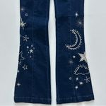 Driftwood  Boho Celestial Embroidered Flare Jeans Size 24 Women Photo 2