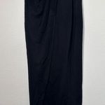 Tadashi Shoji Tadashi Black drape side slit skirt Size medium Photo 0