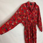 AX Paris Tribal Print Long Sleeve Red Dress Size 10 Photo 4