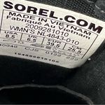 Sorel  Women's Lennox Leather Lace-Up STKD WP Boots US8.5 Black / Sea Salt $190 Photo 8