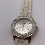 Working Women’s Vivani K9003WH Rubber Quartz Analog Wrist Watch Rhinestone Photo 10