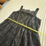 Talbots  Plus Black Lace Fit & Flare Square Neck Dress Sz 18W 18 Wide Photo 5