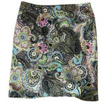 Talbots  Paisley Pencil Skirt‎ Size 10P Photo 0
