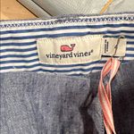Vineyard Vines linen Blue Women's Pants size 4 Photo 6