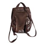 Jack Georges Voyager 7137 Brown Buffalo Leather Convertible Top Flap Backpack Photo 1