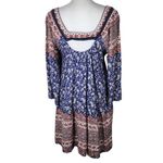 Blu Pepper Blue and Red Floral Boho Mini Dress Size Medium Cute Boho Dress Photo 1