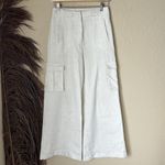 Torn By Ronny Kobo  ivory wide leg cargo pants Photo 2
