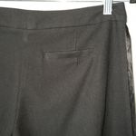 Elevenses NWT x Anthropologie Black Piping Trouser Pants Size 8 Photo 4