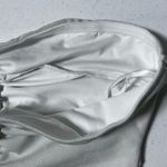 SheIn White Shimmer Strapless Corset Photo 4