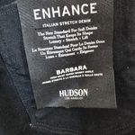 Hudson Jeans NEW Hudson Barbara High Waist Black Denim Distressed Super Skinny Ankle Jeans 24 Photo 6