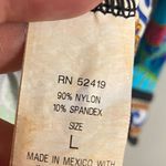 Trina Turk  Casablanca swimsuit coverup vibrant colors dolman sleeve Large Photo 7