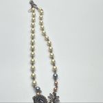 American Eagle AEO Pearl Rhinestone Pendant Necklace Photo 8