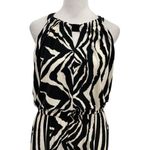 Chico's Chico’s Abstract Geometric Sleeveless Halter Maxi Dress Stretch sz Small Petite Photo 2
