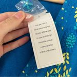 Maggie Barnes NWT  Vintage Blue Embroidered Vest Colorful Retro 4X Photo 2