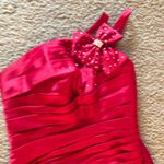 Prom Dress Red Size 2 Photo 3