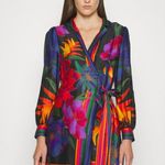 Farm Rio NWT  FLOWER SEASON SCARF WRAP MINI DRESS - Day dress Photo 2