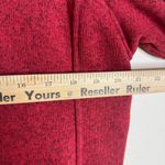 L.L. Bean Sweater Medium red Red Heather Snap Photo 7