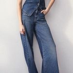 Madewell Super Wide Leg Jeans in Concho Wash, Size 24 Photo 0