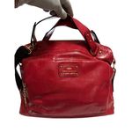 Juicy Couture Ever After Cherry Satchel Bag Purse Large Red Gold Hardware Photo 0