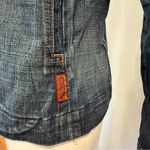 7 For All Mankind  Denim Zip-Up Jacket Y2K Photo 6