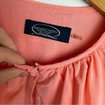 Magaschoni 100% Silk Peach Pink Shift Dress Sz 6 Colorblock Photo 7
