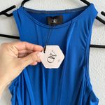 ow collection blue twist dress maxi New Size Small Photo 3