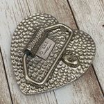 Vintage S.S.I. Enamel Inlay Rose Flower Heart Photo 10