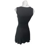Princess Polly  Black Sleeveless Knit Cami Mini A-Line Fit & Flare Dress Size 2 Photo 1
