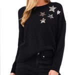 CeCe Merino Wool Sequined Pullover Sweater in Black, Size XS EXCELLENT! Photo 2
