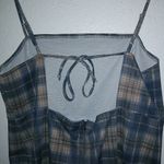 Paper Moon 3X Fall Plaid Jumper Dress Plus in Tan Black Blue Photo 3
