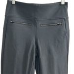 Athleta Stellar Women's Gray Hybrid Leggings Size S zip pockets slit hem Yoga Photo 1