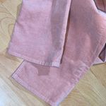 Rebecca Taylor Mauve/Blush Pink La Vie Velvet Like Skinny Cropped pants size 24 Photo 7
