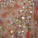 Mac Duggal 93547 Womens FLORAL PRINT SEQUINED PUFF SLEEVE GOWN Photo 8