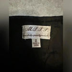 Max Studio MSSP  black gold stretch pencil skirt size 2 Photo 5
