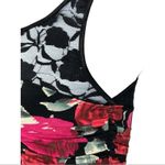 Frederick's of Hollywood Fredrick’s of Hollywood Floral Vintage Body-con Bondage Mini Dress Size Large Photo 7