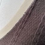 Pete Brown Stretchy Brown Cropped Vneck Beige Mesh Trim S Photo 5