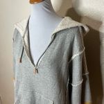 Free People Movement Womens Medium Grey Dream Catcher Hoodie Distressed Boho Gray Photo 3