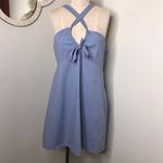 Urban Outfitters UO Y-Neck Twist-Front Mini Dress Photo 4