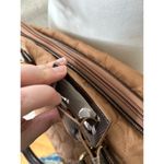 Diane Von Furstenberg Vintage  Brown Quilted Top Handle Crossbody Duffle Bag Photo 8