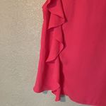 EXPRESS coral color women’s ruffle top, size S Photo 2