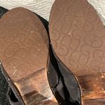 UGG  Kaylee Grey Suede Mule Slip On Wooden Clogs Stud Heels Women’s Size 8 Photo 10