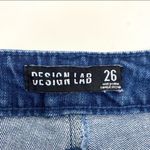 Lord & Taylor Desing Lab High waisted Frayed hem Denim Jean Shorts Beach Size 26 Blue Photo 6