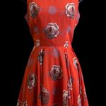 Maison Jules Hibiscus Bloom Combo Pink Sleeveless Floral Fit And Flare Mini Dress Photo 4