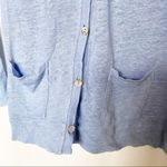 ZARA  Light Blue Long Sleeve Cardigan Size Medium Photo 5