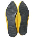 Vivaia Pointed Toe Ballet Flats Ginger Yellow Size 8 Photo 6