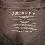 FRIENDS Black Short Sleeve Tee Retro Y2K TV Show Relaxed Loungewear Casual Size L Photo 4
