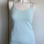 Lululemon Active Ghana size 4 Y-strap tank top pale blue built-in bra Photo 0