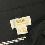 Maeve Anthropologie Naomi Linen Wide Leg Flare Pants Black Size 12 High Rise Photo 6