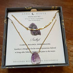 Luna Norte Amethyst Necklace Set Purple Photo 0