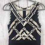 Anthropologie Postmark 9-H15 STCL Dress 6 Black White Pockets Pleated Cocktail Photo 1